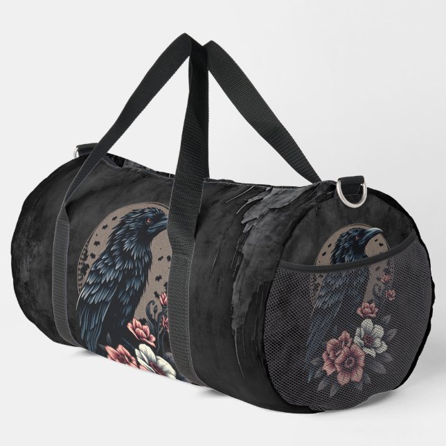 Sac De Sport Corbeau noir (Coin droit)