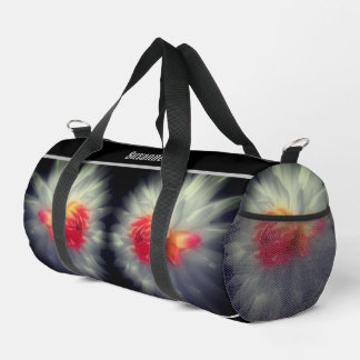 Sac De Sport Couleur partielle de la fleur Dahlia personnalisée