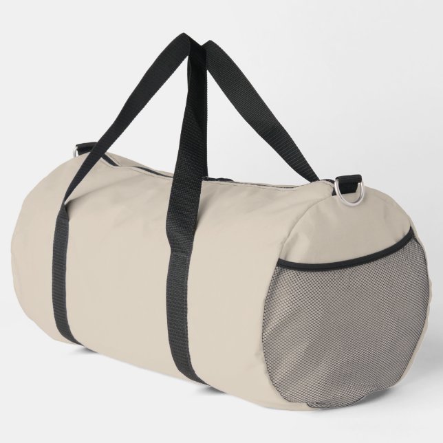 Sac De Sport Couleur solide en lin naturel (Coin droit)
