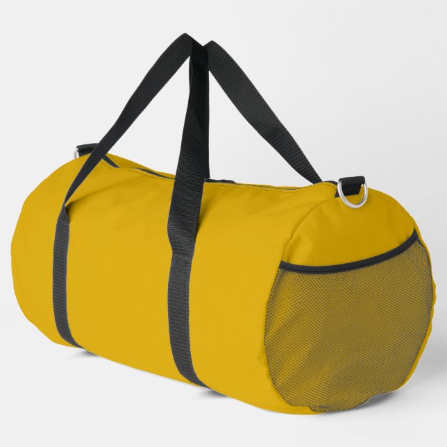 Sac De Sport Couleur solide jaune moutarde (Coin droit)