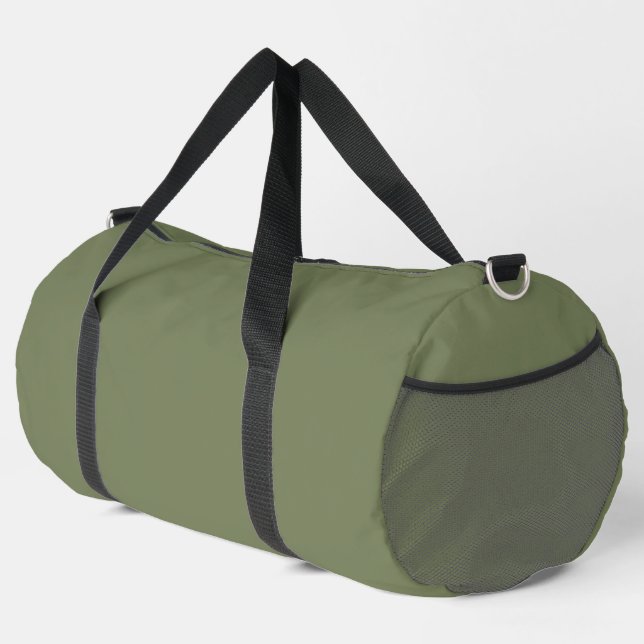 Sac De Sport Couleur solide verte Sage (Coin droit)