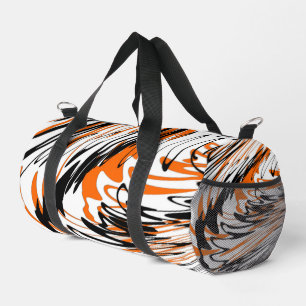 Sac De Sport Couleurs du Bengale Orange et lignes noires