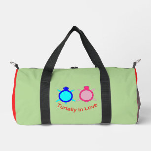 Sac De Sport Couple de tortue mignonne