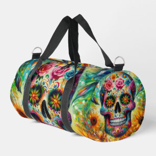 Sac De Sport Crâne sucre Dia De Los Muertos Jour des Morts