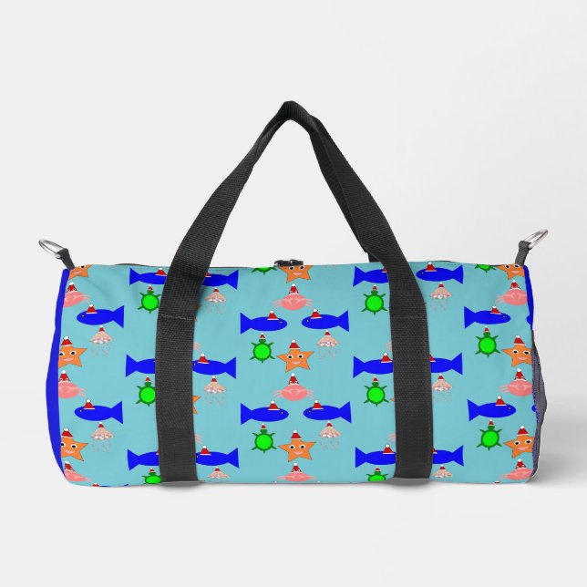 Sac De Sport Créatures de la mer de Noël (Recto)