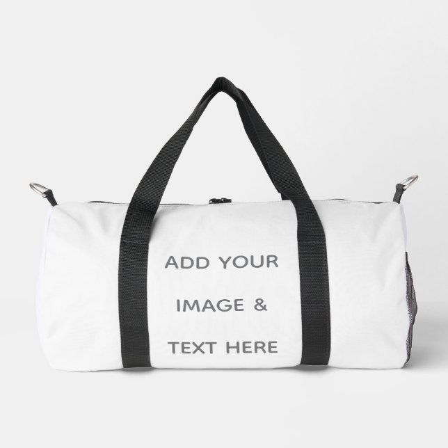 Sac De Sport Créez votre propre blanc  (Recto)