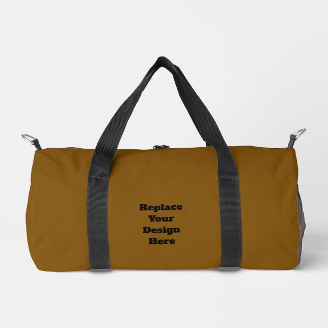 Sac De Sport Créez Votre Propre Brun (Recto)