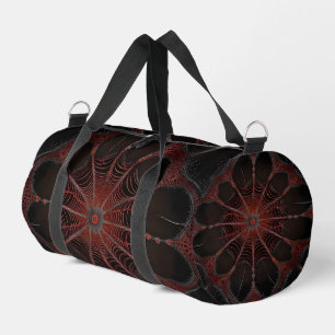 Sac De Sport Crimson Web : Danse fractale avec l'araignée de Re