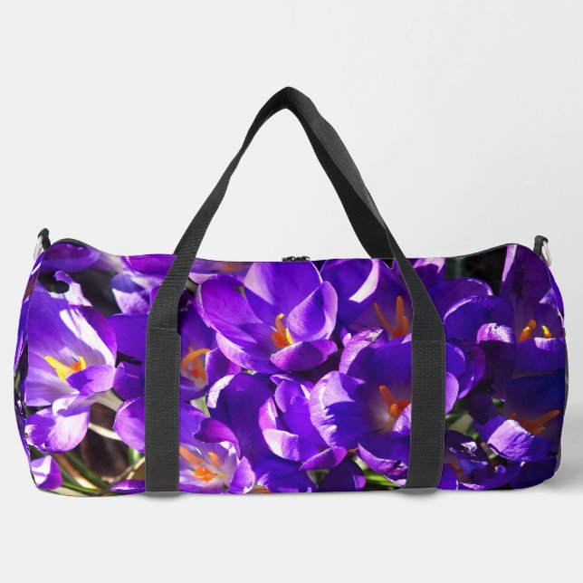 SAC DE SPORT CROCUS DE PRINTEMPS (Recto)