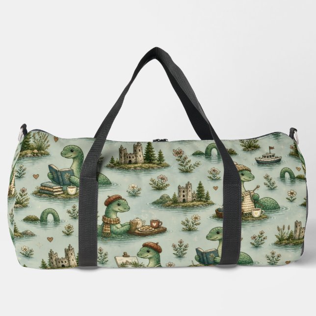 Sac De Sport Cryptides confortables Nessie Monstre du Loch Ness (Recto)