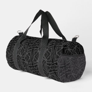 Sac De Sport Culture africaine noir et blanc