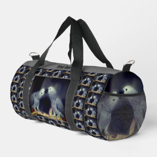 Sac De Sport Cute African Grey Parrots Embrasser Personnalisé