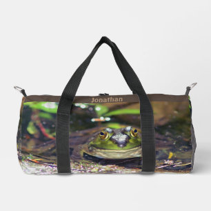 Sac De Sport Cute Bullfrog Visage Animal Personnalisé