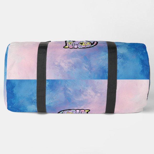 Sac De Sport Cute Kawaii Pastel Goth Patchwork Gothique Déplais (Fond)
