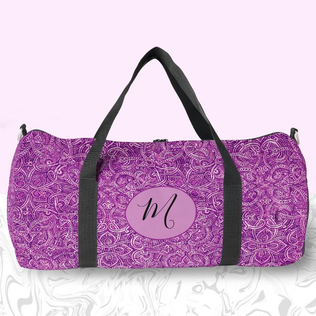 Sac De Sport Cute Magenta Rose Chic Voyage ou entraînement gran (Créateur téléchargé)