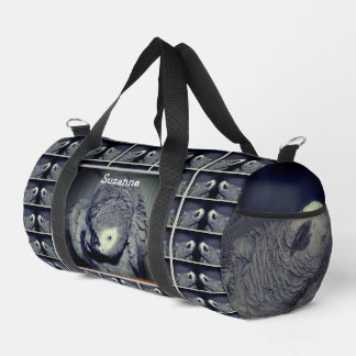 Sac De Sport Cute perroquet gris africain Personnalisé