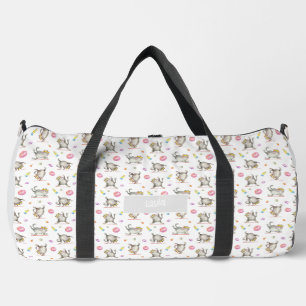 Sac De Sport Cute Whimsical Funny Gym Chat