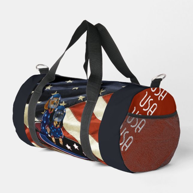 SAC DE SPORT DACHSHUND  (Coin droit)