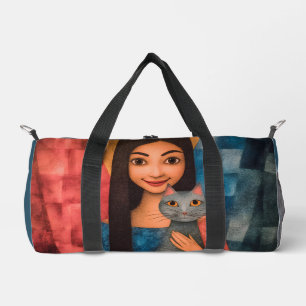 Sac De Sport Dames & Chats – Collection de portraits vintage 1
