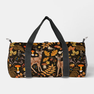 Sac De Sport Dans les bois / Cerf d'automne sur noir
