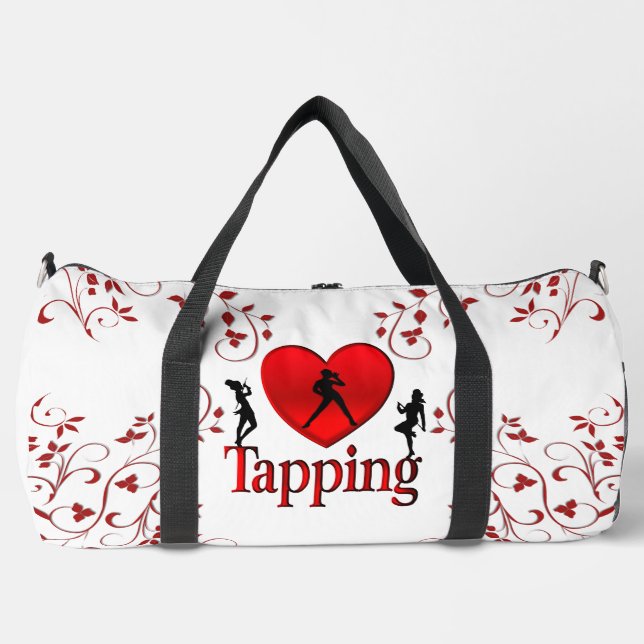 Sac De Sport Danse I Heart Tap (Recto)