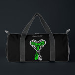 Sac De Sport Danse irlandaise personnalisée<br><div class="desc">Présentant notre sac de duffle haut de gamme conçu spécifiquement pour les danseurs irlandais, avec un design de noeud celtique intemporel. Ce sac spacieux et durable est parfait pour transporter tous vos essentiels de danse irlandaise, des chaussures douces aux chaussures dures et autres accessoires. Le classique motif de noeud celtique...</div>