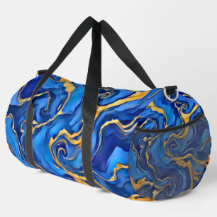 Sac De Sport Danse Royale Riche Bleu Royal Or Abstrait
