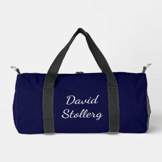 Sac De Sport Dark Blue & White Stylish