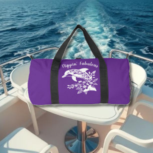 Sac De Sport Dauphin hawaïen Flippin' Fabile pourpre