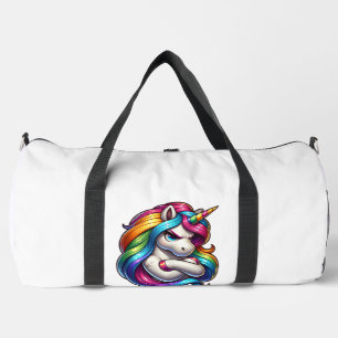 Sac De Sport Débardeur artistique licorne à crinière arc-en-cie