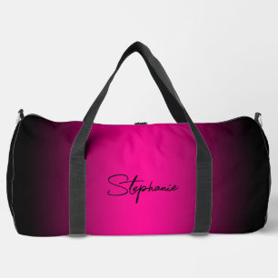Sac De Sport Dégradé Magenta du bord noir