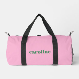 Sac De Sport Demoiselle d'honneur personnalisée rose verte