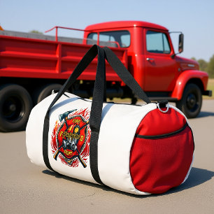 Sac De Sport Département des pompiers emblème de haches