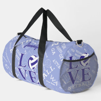 Sac De Sport Design de netball d'amour personnalisé