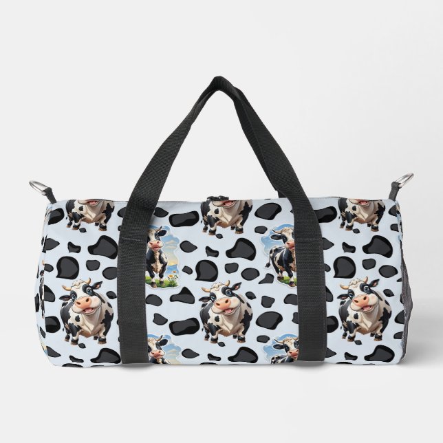 Sac De Sport Design Motif animal de vache (Recto)