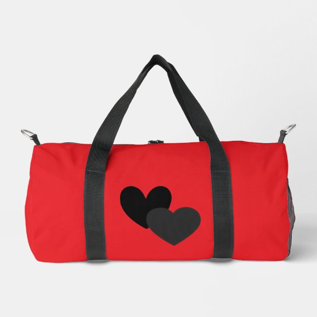 Sac De Sport Deux petits cœurs (Recto)