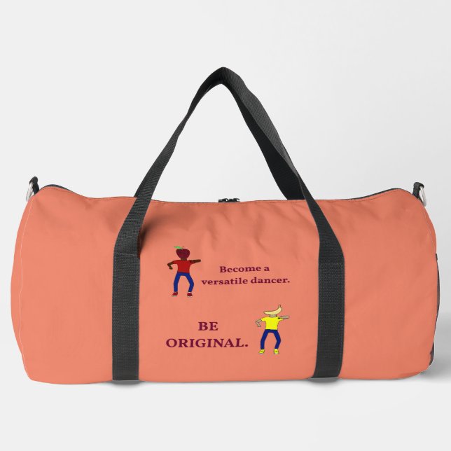 Sac De Sport Devenez un danseur polyvalent saumon (Recto)