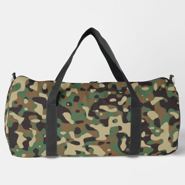 Sac De Sport Digital Woodland Military Camouflage Pattern (Recto)