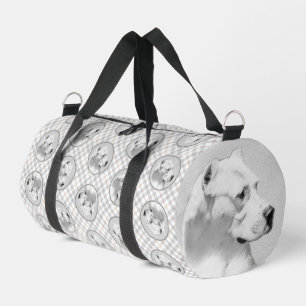 Sac De Sport Dogo Argentino Peinture Mastiff Art Canin Original