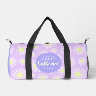 Sac De Sport Douce bébé Daisy Pastel Beige Violet Rose