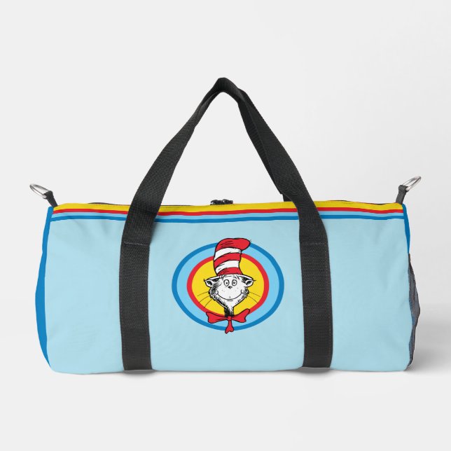 Sac De Sport Dr. Seuss | Graphisme de tête de Chat dans le Chap (Recto)