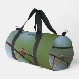 Sac De Sport Dragonfly On Wire Fence Personnalisé