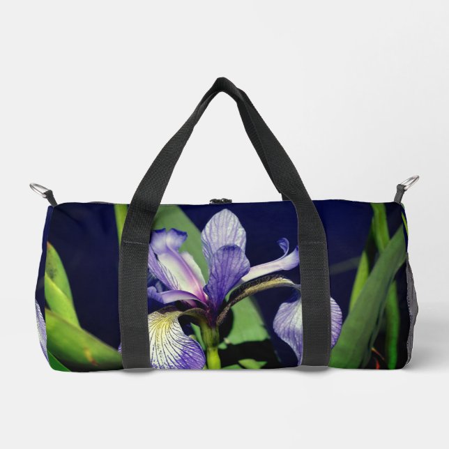 Sac De Sport Drapeau bleu unique Iris Fleur Nature (Recto)