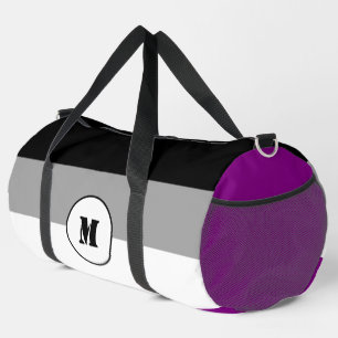 Sac De Sport Drapeau d'asexualité personnalisé