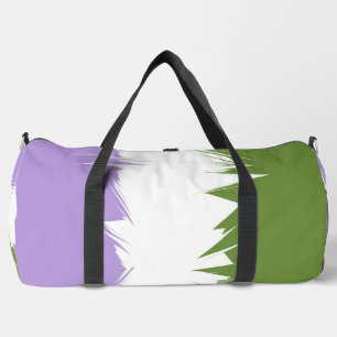 Sac De Sport Drapeau de fierté Genderqueer abstrait zigzag épic