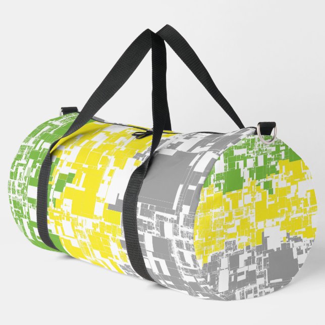 Sac De Sport Drapeau de fierté lithromantique abstrait funky gé (Coin gauche)