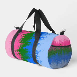 Sac De Sport Drapeau de fierté omniromantique abstrait Squiggly