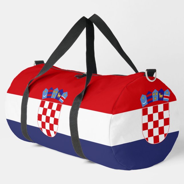 Sac De Sport Drapeau de la Croatie (Coin gauche)