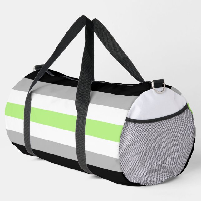 Sac De Sport Drapeau de la fierté agender - Identité agender LG (Coin droit)