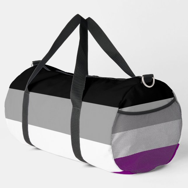 Sac De Sport Drapeau de la fierté de l'asexualité (Coin droit)